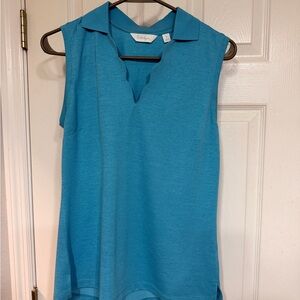 Walter Hagen Blue Sleeveless Top